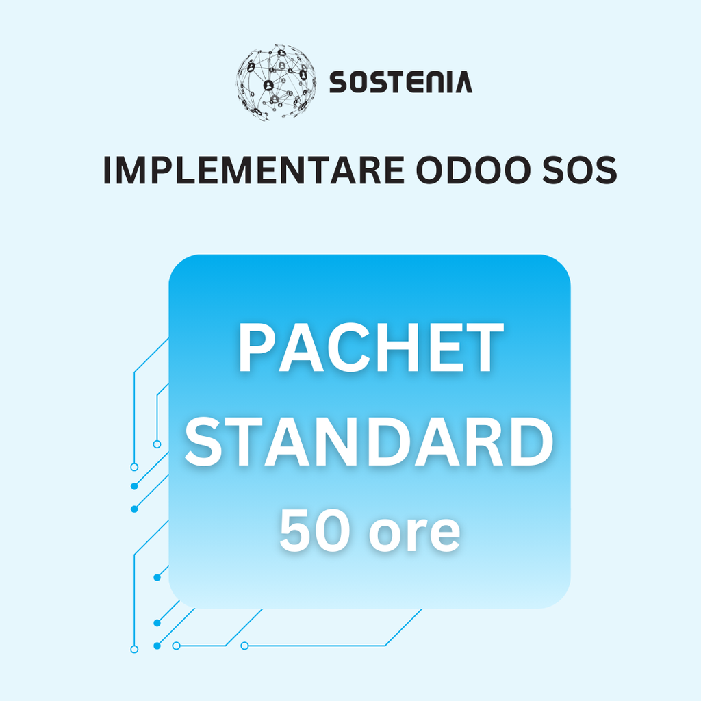 Odoo pachet STANDARD 50 ORE