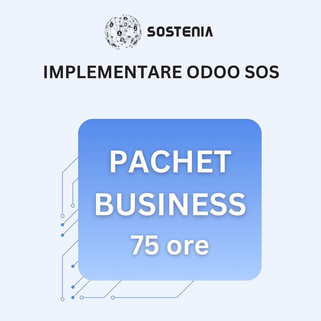 Odoo BUSINESS package 75 HOURS