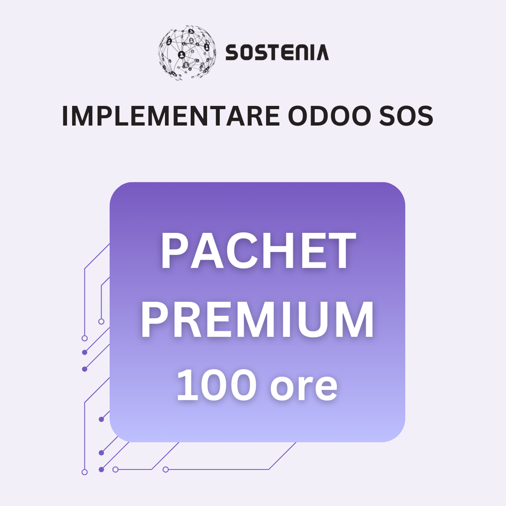 Odoo pachet PREMIUM 100 ORE
