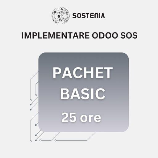 [ODOO25] Odoo pachet BASIC 25 ORE