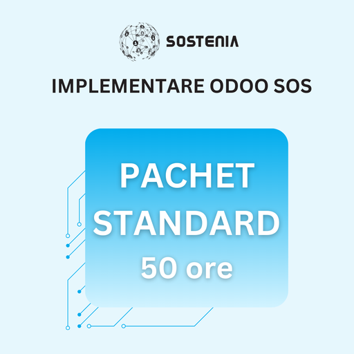 [ODOO50] Odoo pachet STANDARD 50 ORE