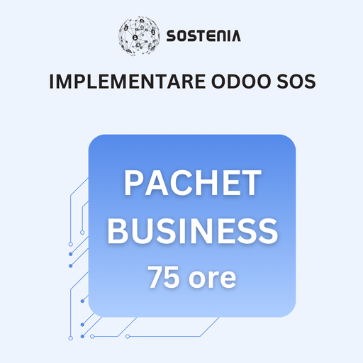 [ODOO75] Odoo pachet BUSINESS 75 ORE